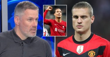 'Not watching the same game!' - Jamie Carragher gives seven reasons why Virgil van Dijk is better than Nemanja Vidic